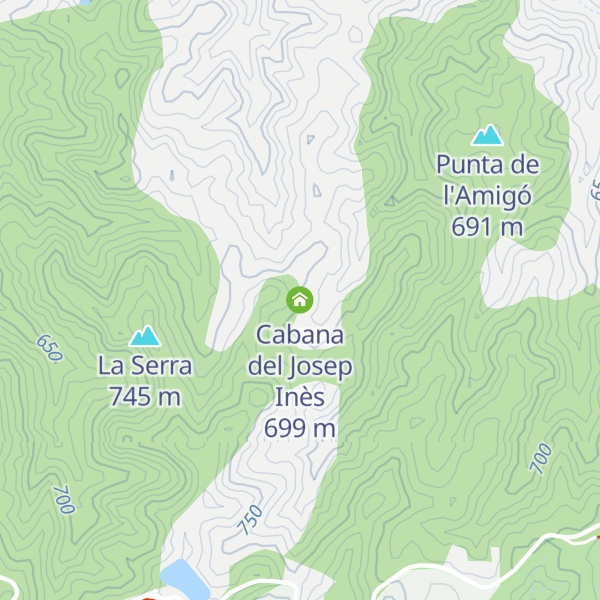 Map of Cabana del Josep Inès