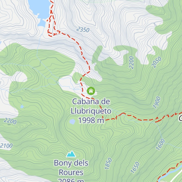 Map of Cabana de Llubriqueto