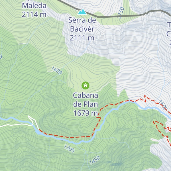 Map of Cabana de Plan