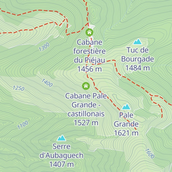 Map of Cabane Pale Grande - castillonais
