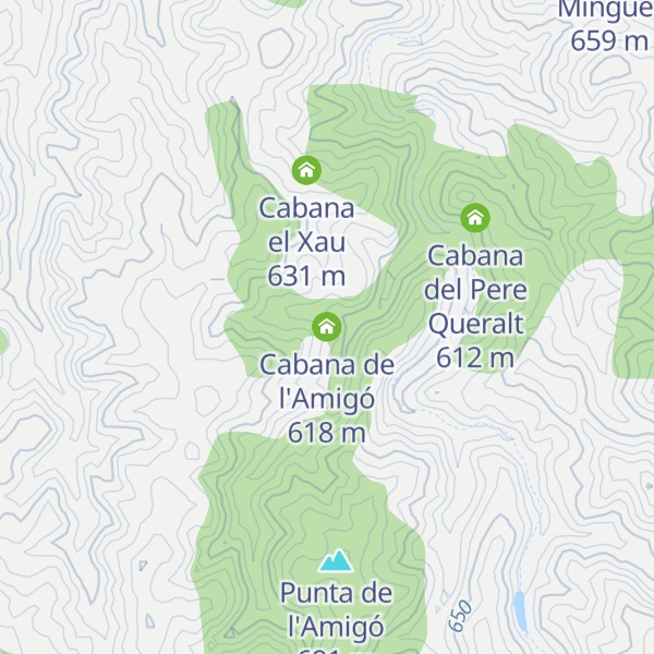 Map of Cabana de l'Amigó