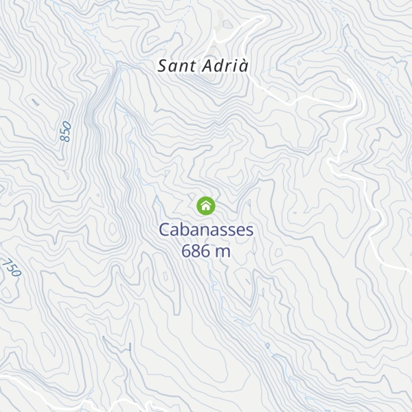 Map of Cabanasses