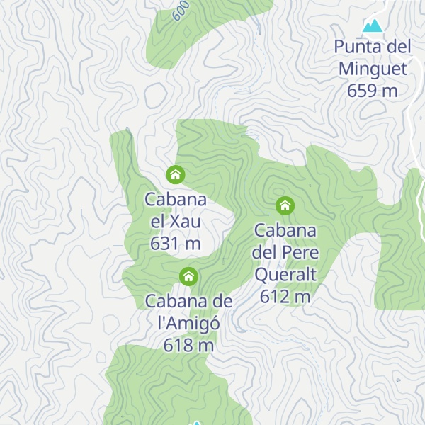 Map of Cabana de l'Atxapanet