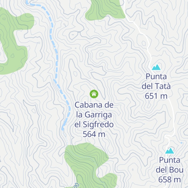 Map of Cabana de la Garriga el Sigfredo