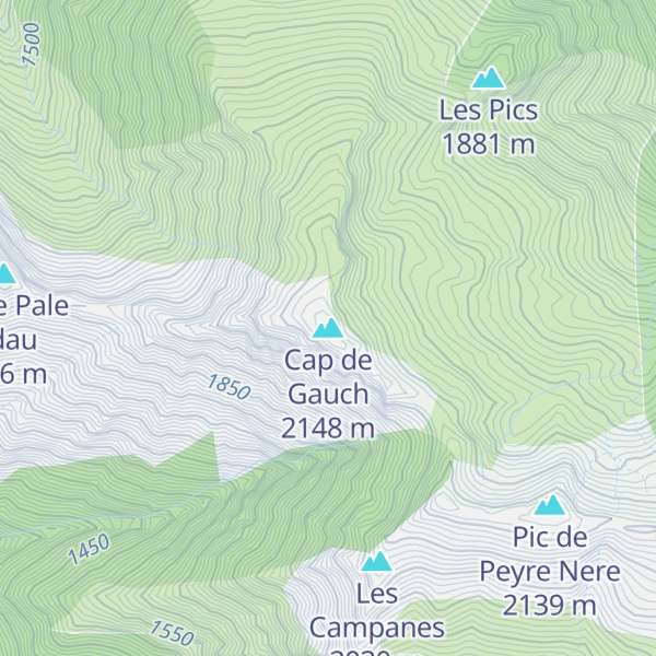 Map of Cap de Gauch