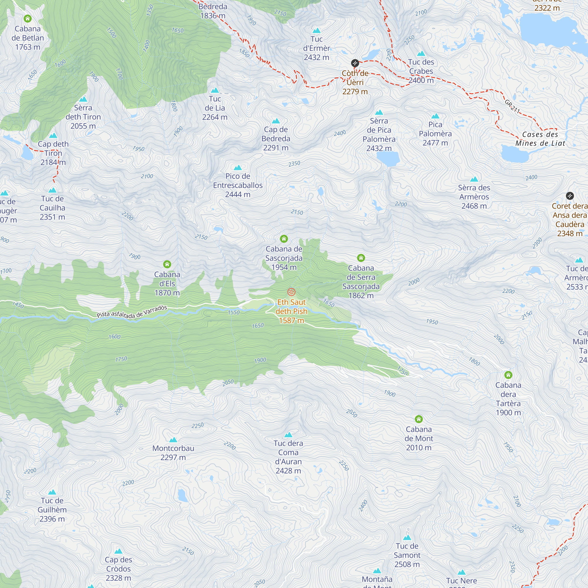 Centre d'Educacion Ambientau - Refugi forestau deth Saut deth Pish map