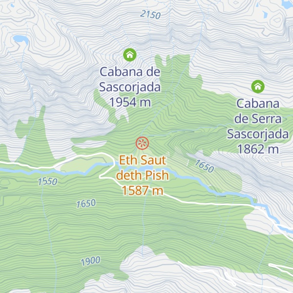 Map of Centre d'Educacion Ambientau - Refugi forestau deth Saut deth Pish