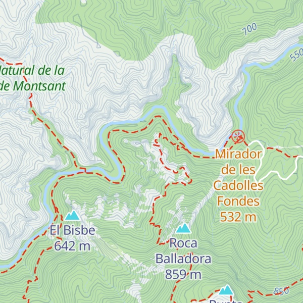Map of Lo Cap de Mort