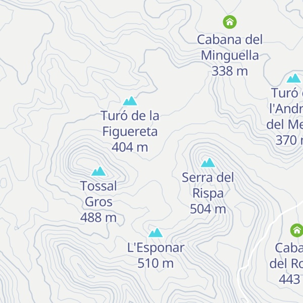 Map of Cabana del Tossal Gros