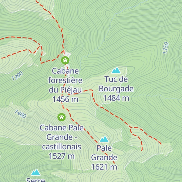 Map of Cabane du Barestet