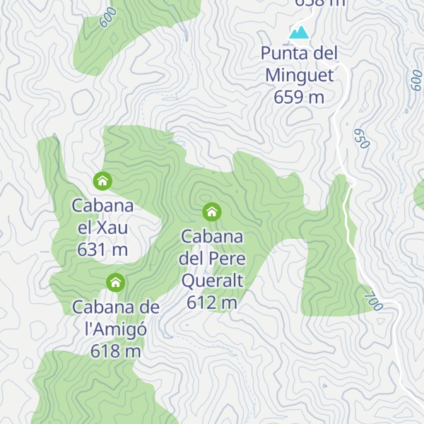 Map of Cabana del Pere Queralt