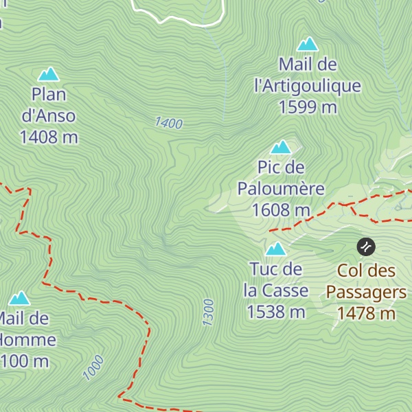 Map of Mail de l'Auech