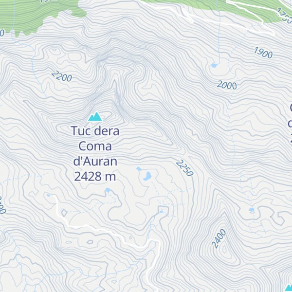 Map of Cabana dera Coma d'Auran