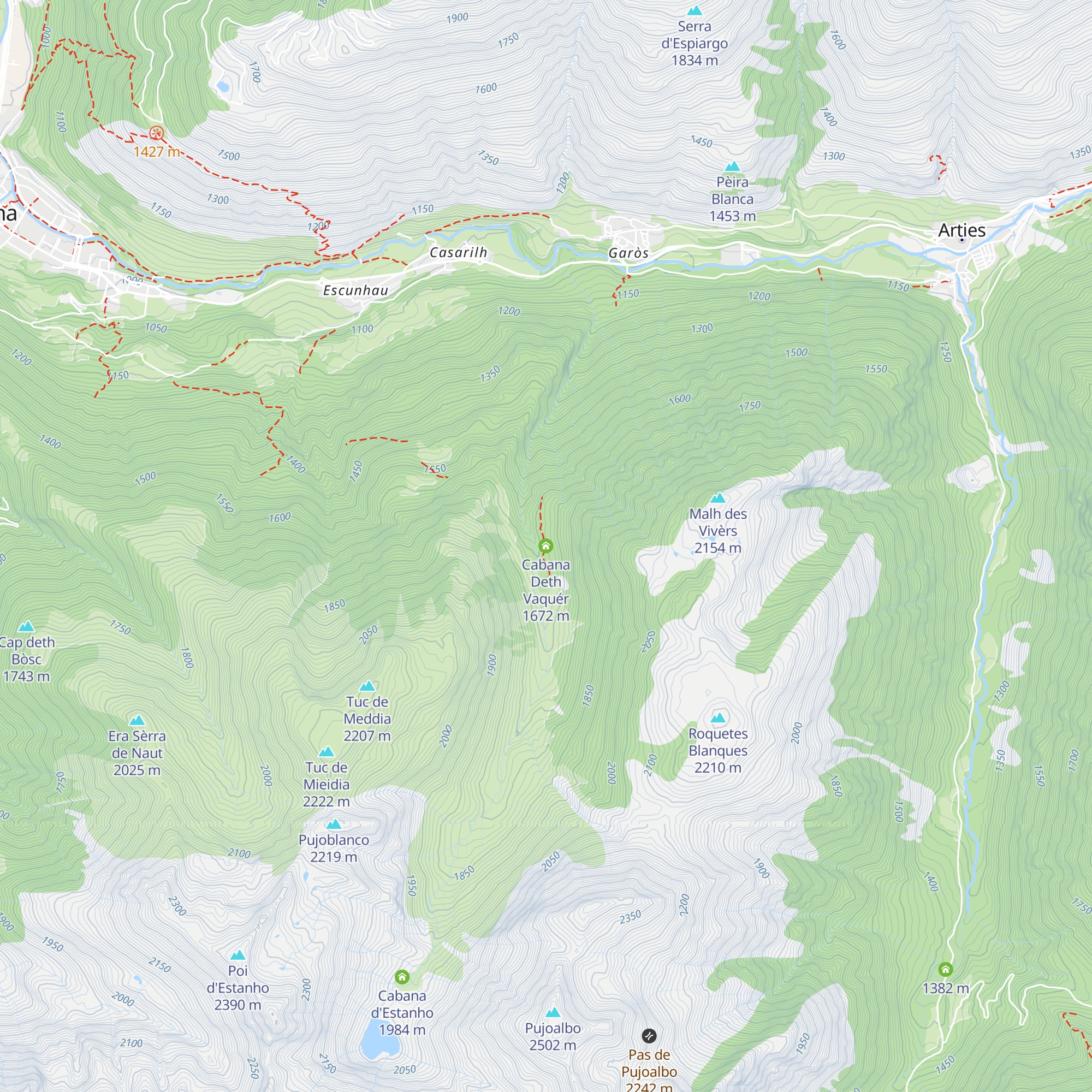 Cabana Deth Vaquér map