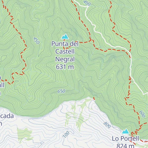 Map of Serra d'en Jover
