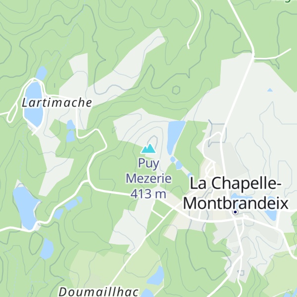 Map of Puy Mezerie