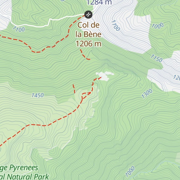 Map of Tuc de la Pale Pouch