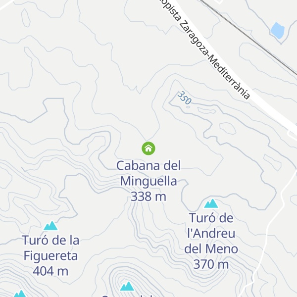 Map of Cabana del Minguella