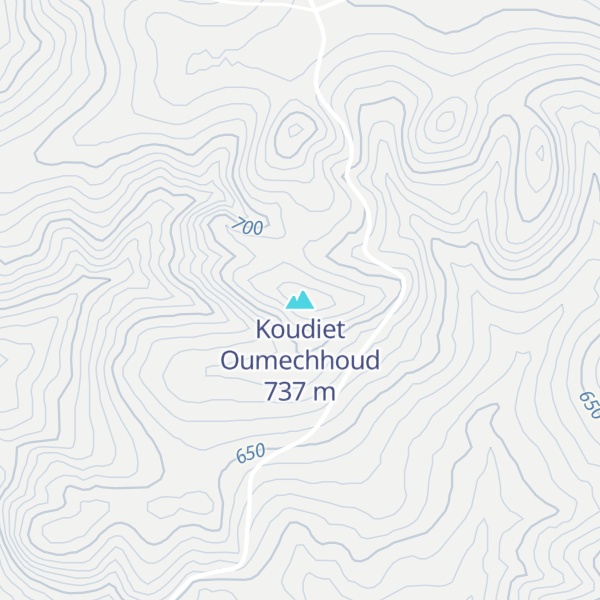 Map of Koudiet Oumechhoud