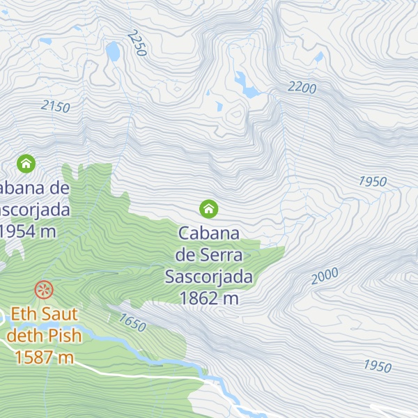 Map of Cabana de Serra Sascorjada