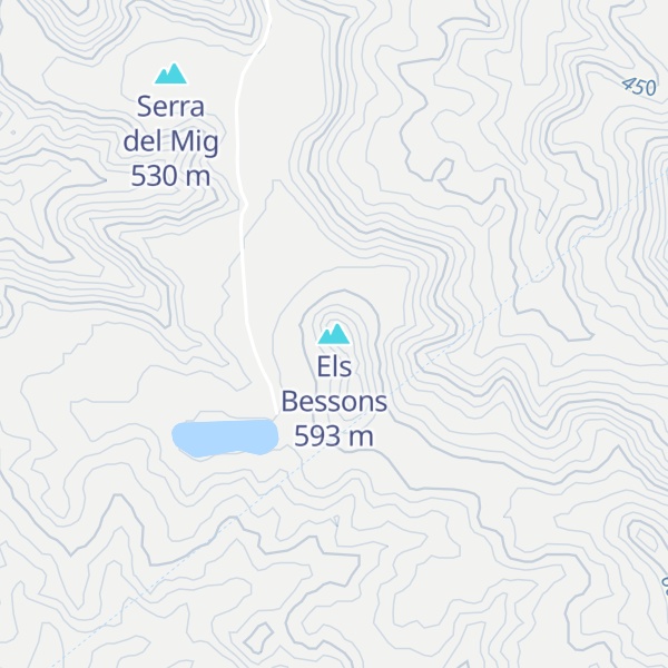 Map of Els Bessons