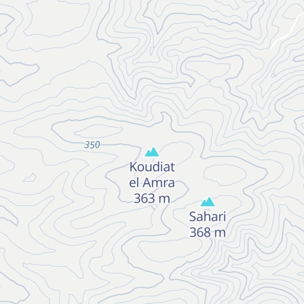 Map of Koudiat el Amra