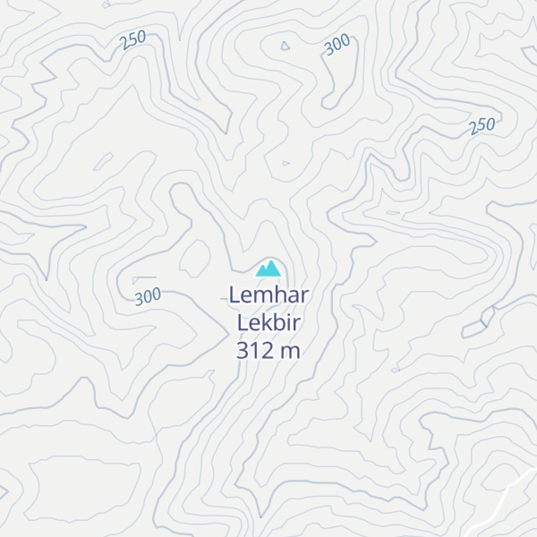 Map of Lemhar Lekbir