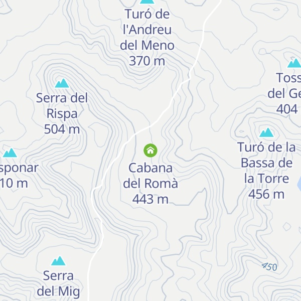 Map of Cabana del Romà