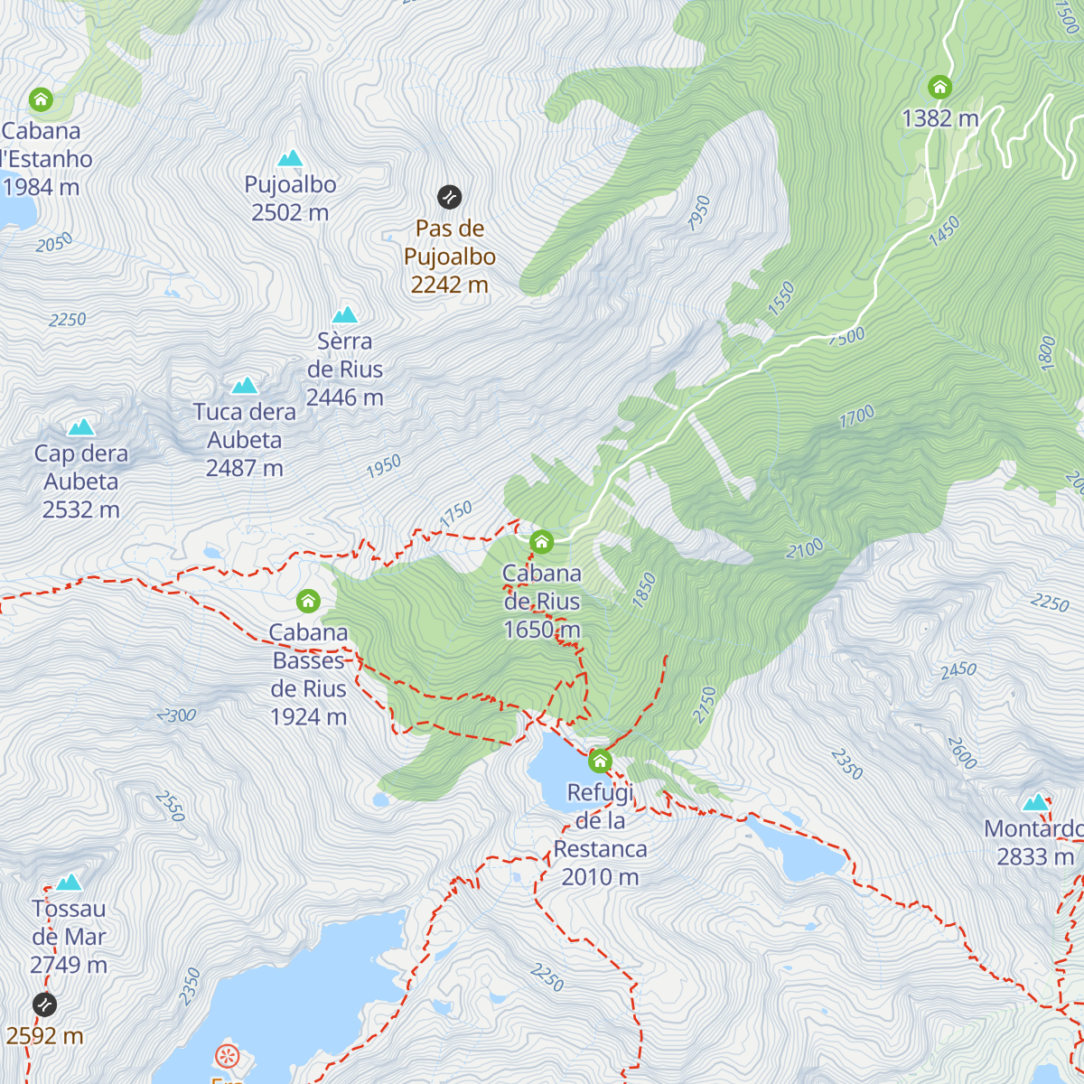 Cabana de Rius map