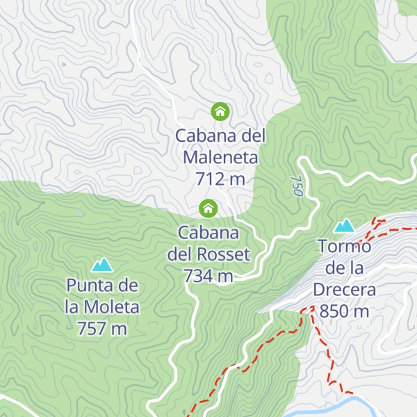 Map of Cabana del Rosset