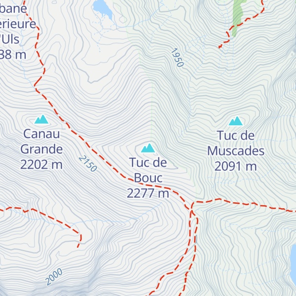 Map of Tuc de Bouc