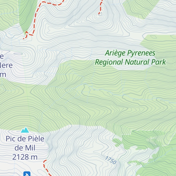 Map of Cabane des Puges - castillonais
