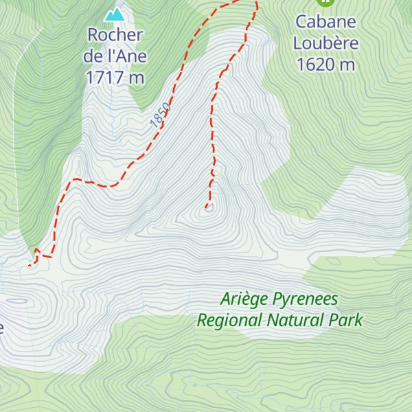 Map of Pic de la Calabasse