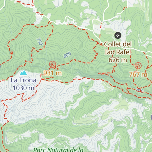 Map of Punta de la Galera