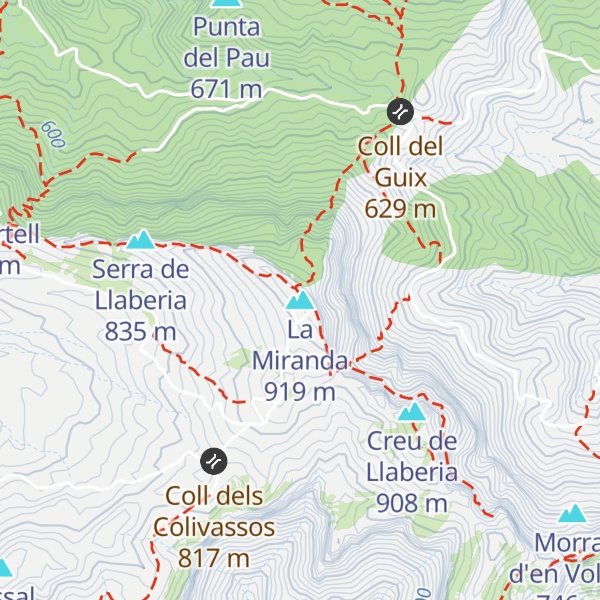 Map of La Miranda