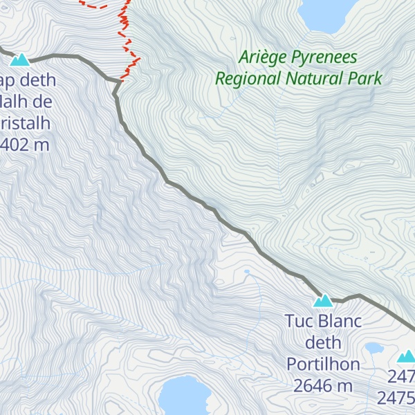 Map of Tuc de Canejan