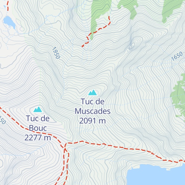 Map of Tuc de Muscades