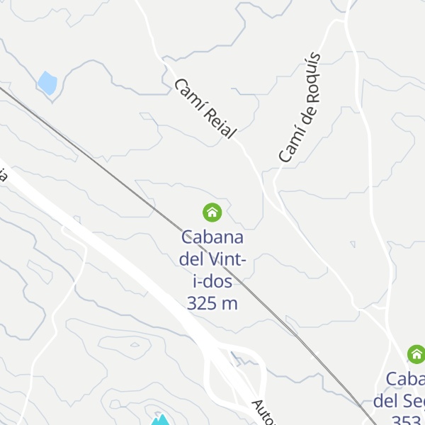 Map of Cabana del Vint-i-dos