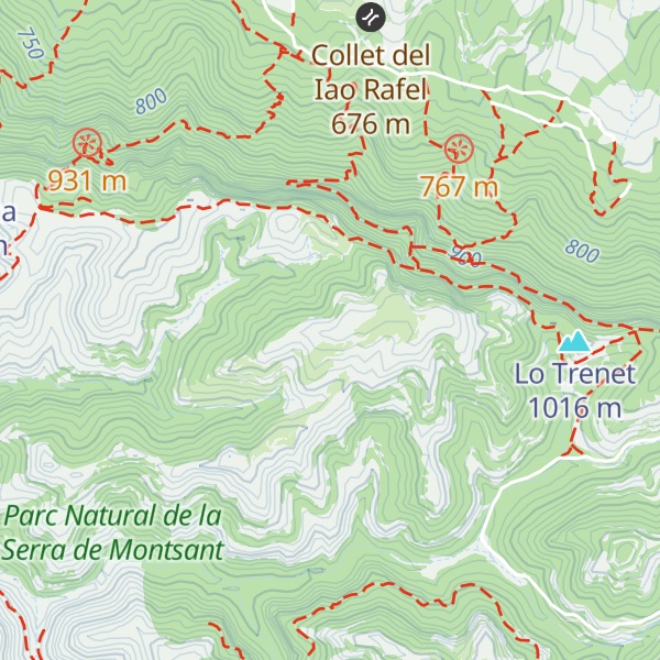 Map of La Malacabada