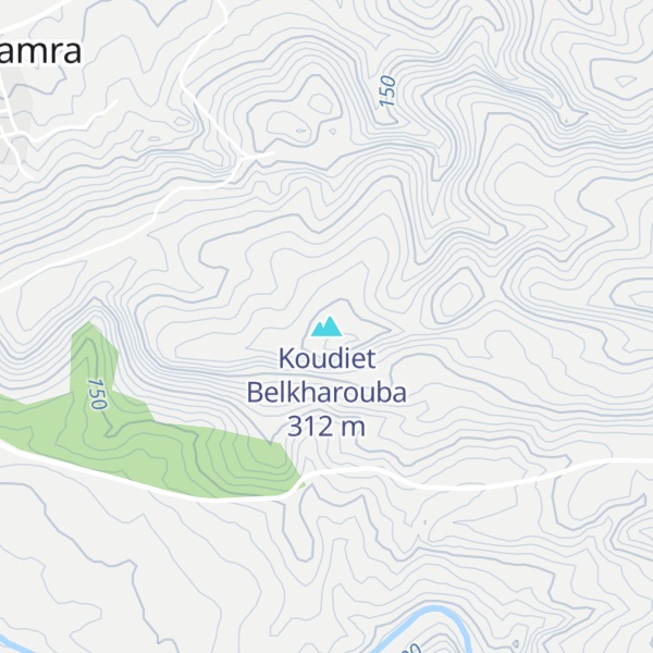 Map of Koudiet Belkharouba