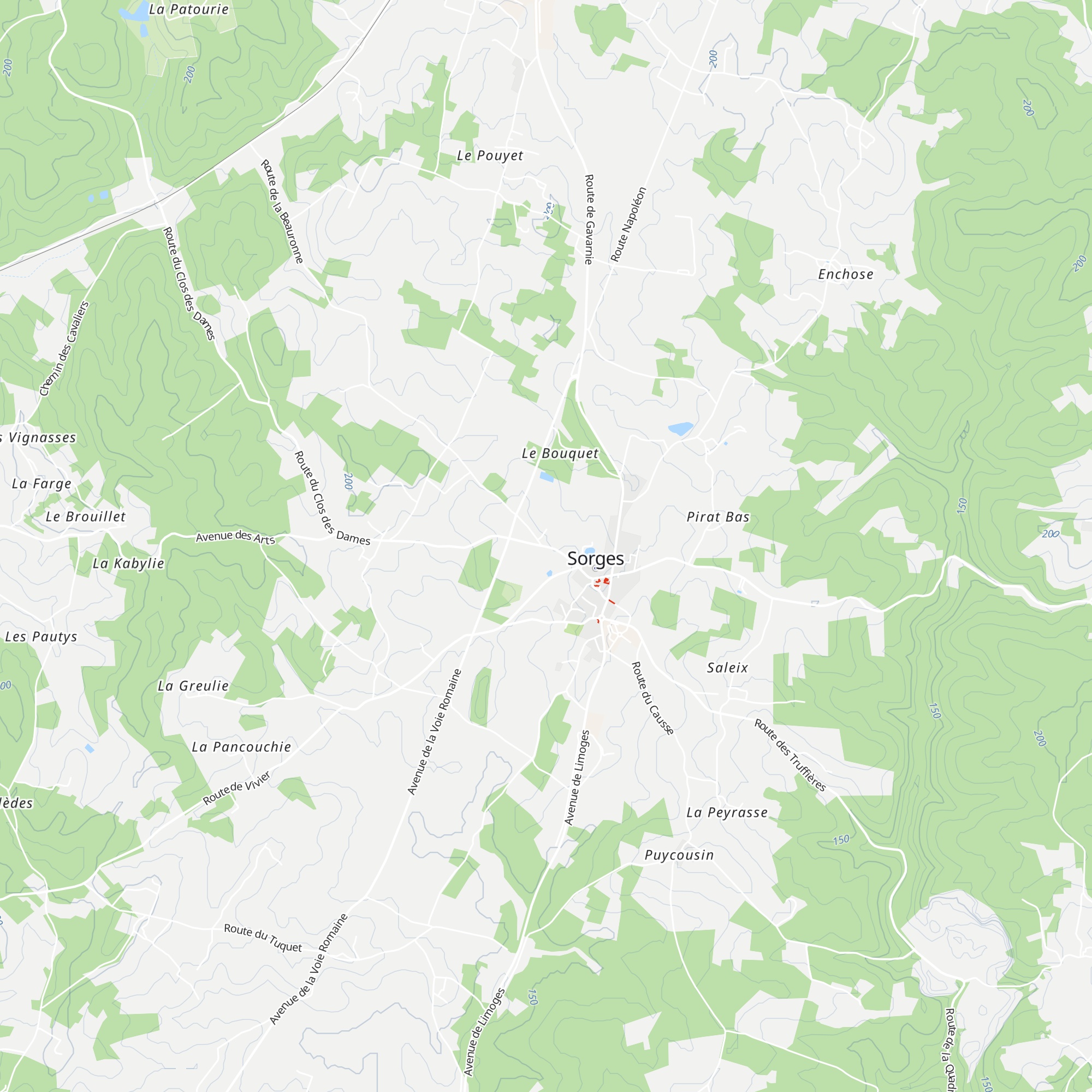 Chataignarias map