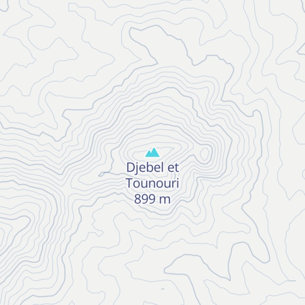 Map of Djebel et Tounouri