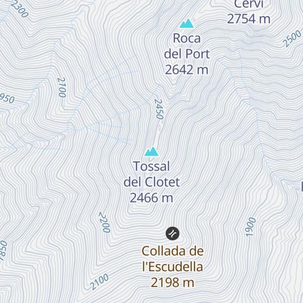 Map of Tossal del Clotet