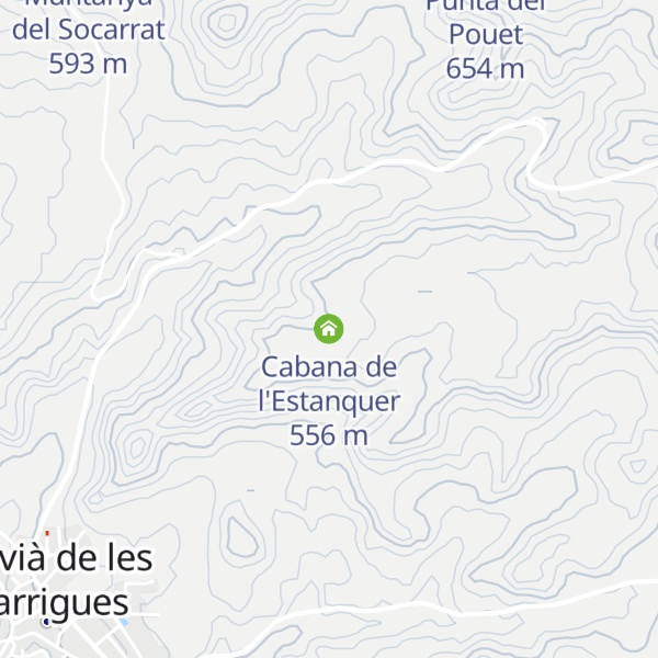 Map of Cabana de l'Estanquer