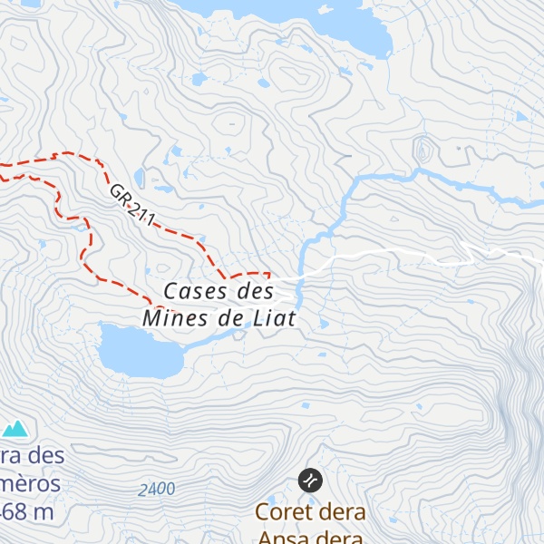 Map of Refugi de Liat
