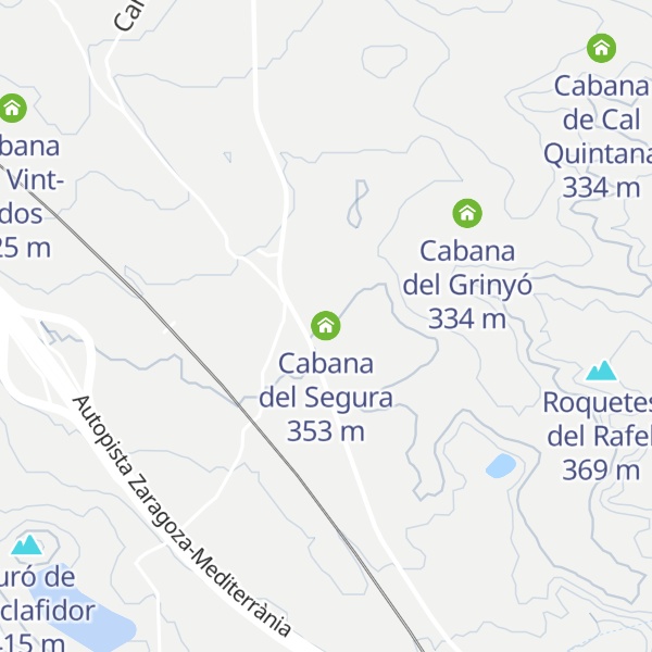 Map of Cabana del Segura