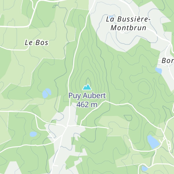 Map of Puy Aubert