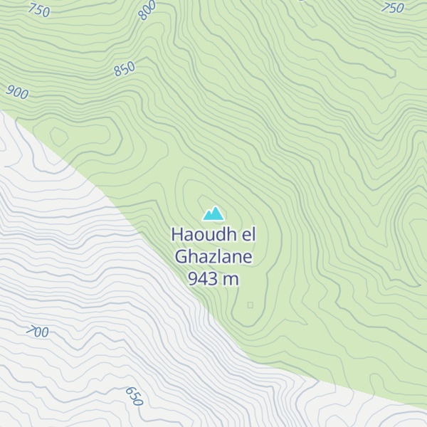 Map of Haoudh el Ghazlane
