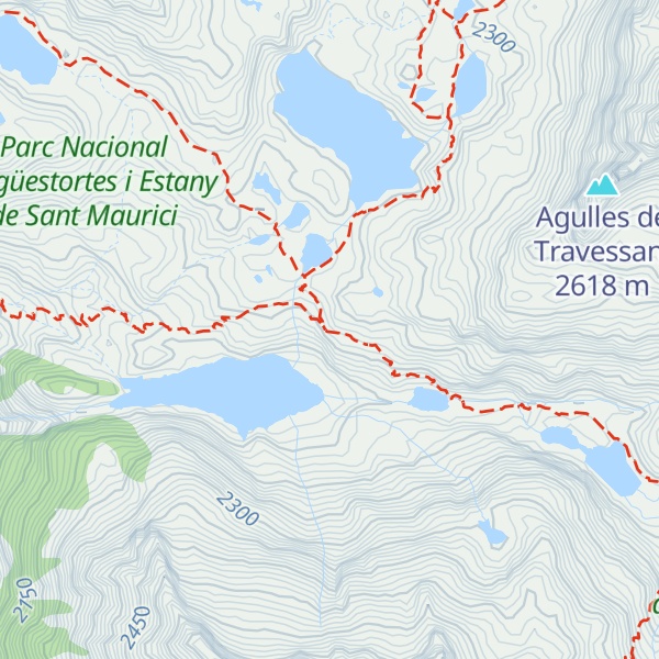 Map of Refugi Ventosa i Calvell
