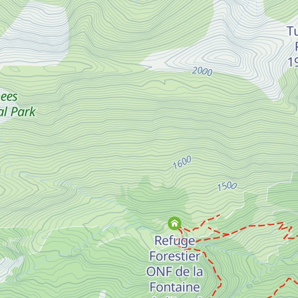 Map of Cabane de la Loze